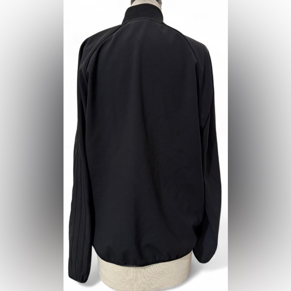 Adidas SST Bonded Black Track Bomber Jacket Size Large - Picture 3 of 4